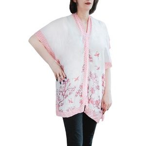 Florence Broadhurst Pink Cranes Kimono